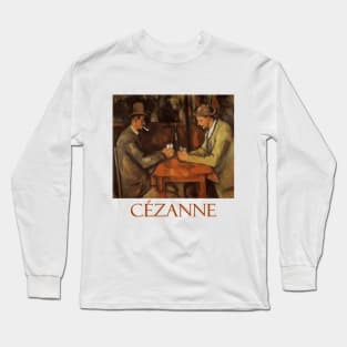 Card Players by Paul Cezanne Long Sleeve T-Shirt